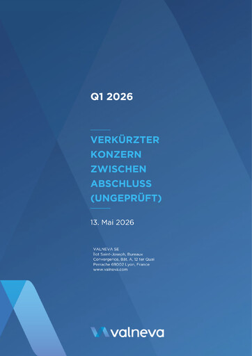 Miniature Valneva SE Rapport trimestriel 2026-q1