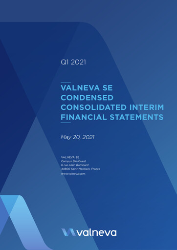 Thumbnail Valneva SE Quarterly Report 2021-q1