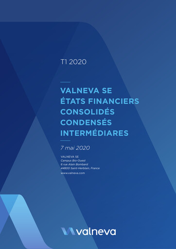 Miniature Valneva SE Rapport trimestriel 2020-q1