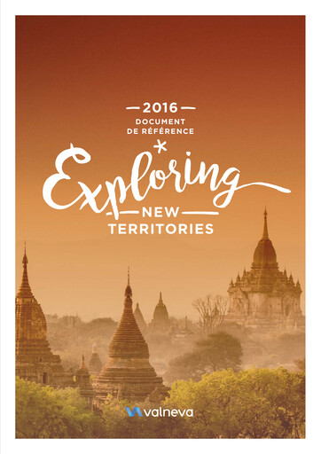 Miniature Valneva SE Document d'enregistrement universel 2016