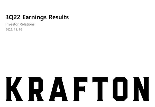 Thumbnail Krafton Quarterly Report 2022-q3