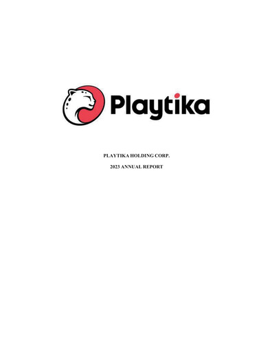 Miniature Playtika Rapport annuel 2023