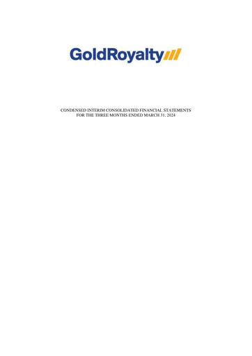 Miniature Gold Royalty Corp Bilan financier 2024-q1