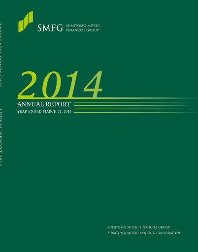 Miniature Sumitomo Mitsui Financial Group Rapport annuel 2014