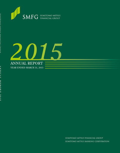 Miniature Sumitomo Mitsui Financial Group Rapport annuel 2015