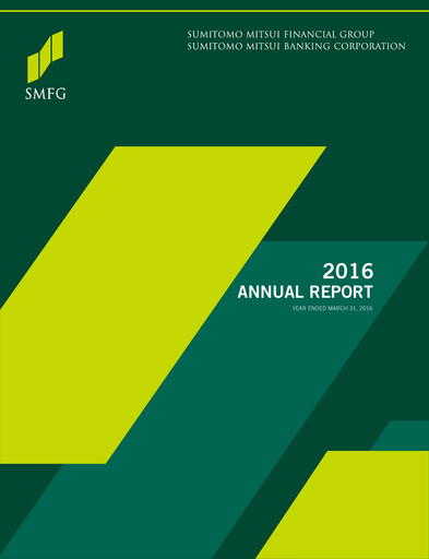 Miniature Sumitomo Mitsui Financial Group Rapport annuel 2016