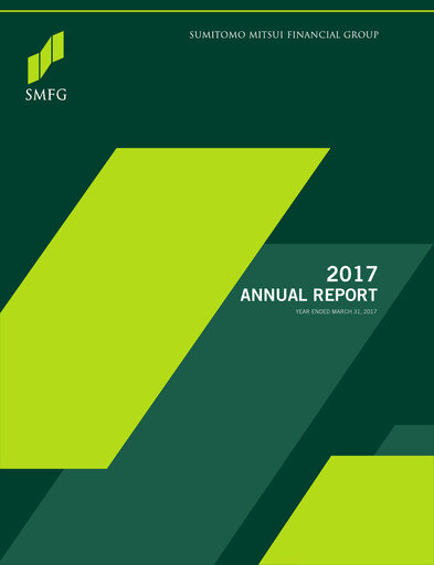 Miniature Sumitomo Mitsui Financial Group Rapport annuel 2017