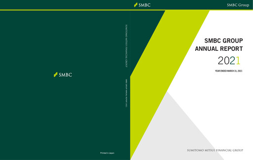 Miniature Sumitomo Mitsui Financial Group Rapport annuel 2021