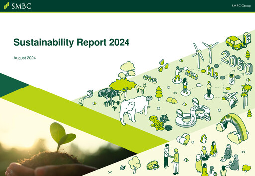Thumbnail Sumitomo Mitsui Financial Group Sustainability Report 2024