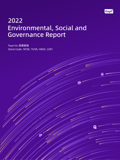 Miniature tuya Rapport ESG 2022