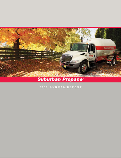 Thumbnail Suburban Propane Partners Annual Report 2009