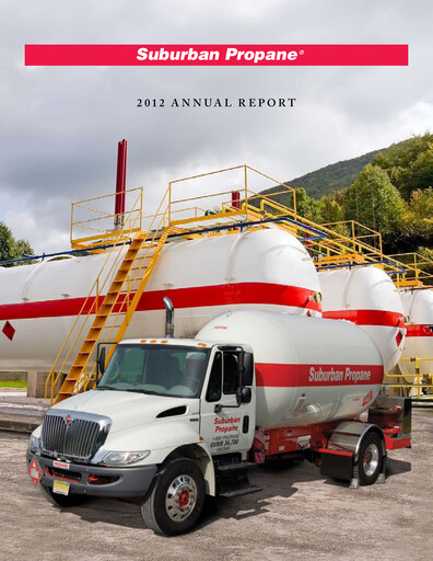 Thumbnail Suburban Propane Partners Annual Report 2012