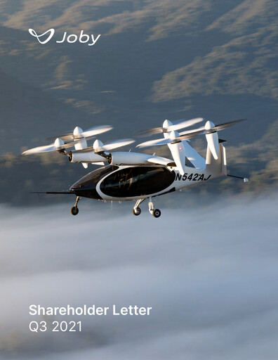 Vorschaubild Joby Aviation Quartalsbericht 2021-q3