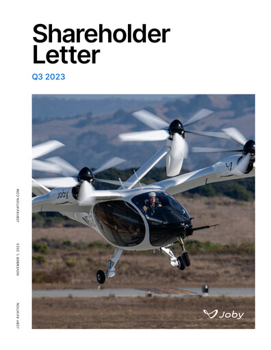 Vorschaubild Joby Aviation Quartalsbericht 2023-q3
