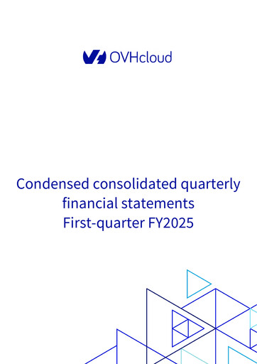 Thumbnail OVH Groupe Financial Statement 2025-q1