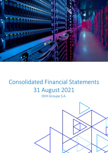 Thumbnail OVH Groupe Financial Statement fy2021