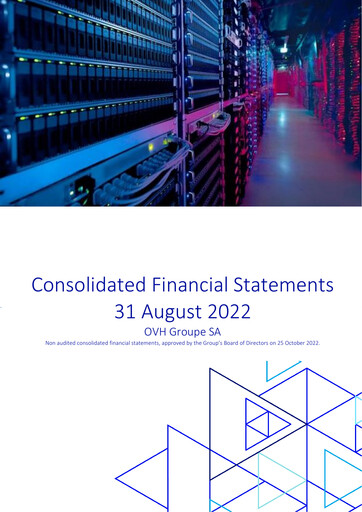 Thumbnail OVH Groupe Financial Statement fy2022