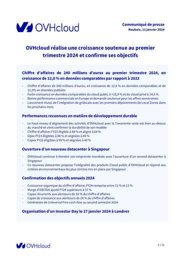 Thumbnail OVH Groupe Quarterly Report fy2024-q1
