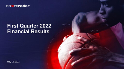 Thumbnail Sportradar Quarterly Report 2022-q1
