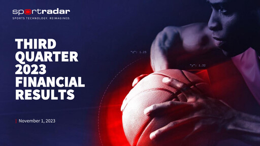 Thumbnail Sportradar Quarterly Report 2023-q3