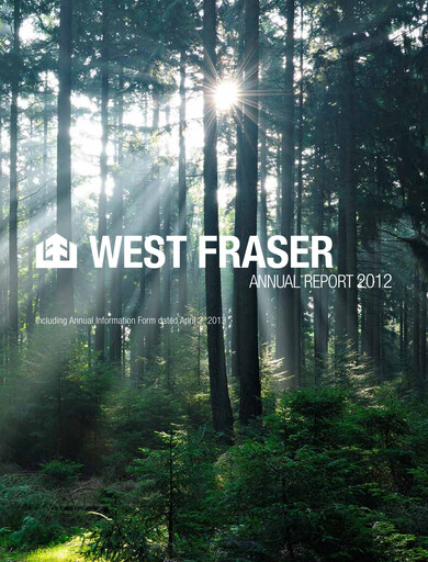 Vorschaubild West Fraser Timber Jahresbericht 2012