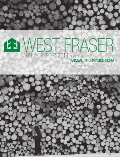Vorschaubild West Fraser Timber Jahresbericht 2014