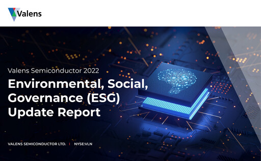 Miniature Valens Semiconductor Rapport ESG 2022