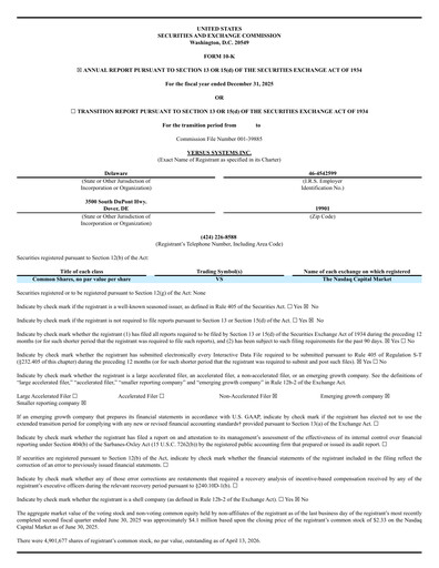 Thumbnail Versus Systems Annual Report 2025