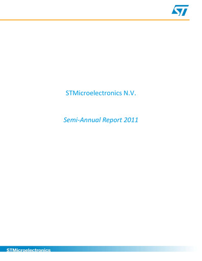 Thumbnail STMicroelectronics Half-year Report 2011-h1