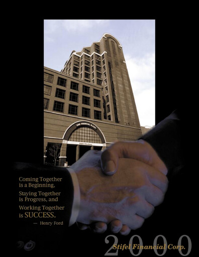 Thumbnail Stifel
 Annual Report 2000