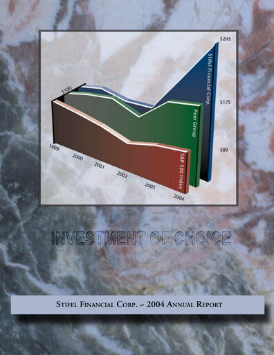 Thumbnail Stifel
 Annual Report 2004
