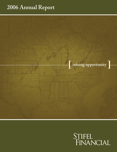 Thumbnail Stifel
 Annual Report 2006