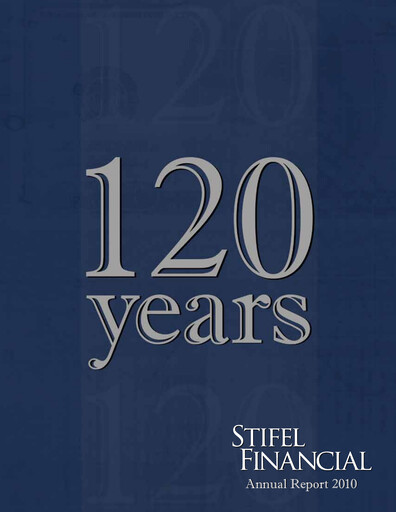 Thumbnail Stifel
 Annual Report 2010