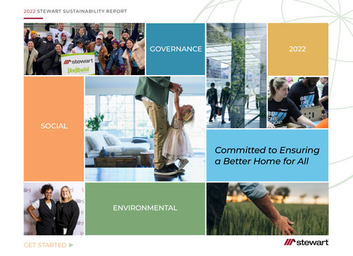 Thumbnail Stewart Information Services Sustainability Report 2022