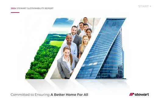Thumbnail Stewart Information Services Sustainability Report 2024