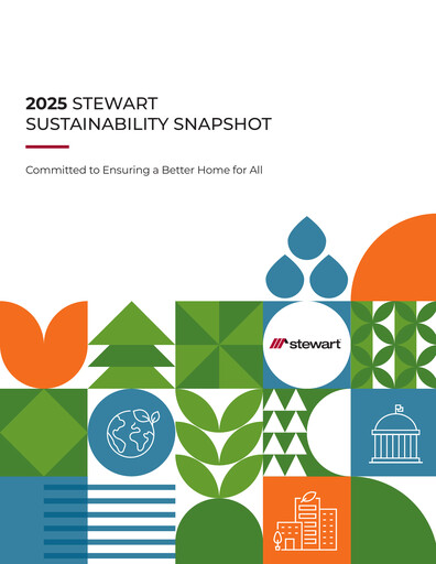 Thumbnail Stewart Information Services Sustainability Report 2025