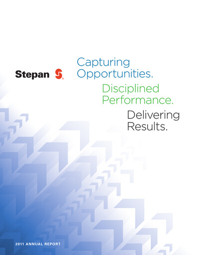 Thumbnail Stepan Company
 Annual Report 2011