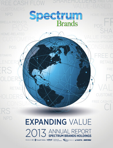 Thumbnail Spectrum Brands
 Annual Report 2013