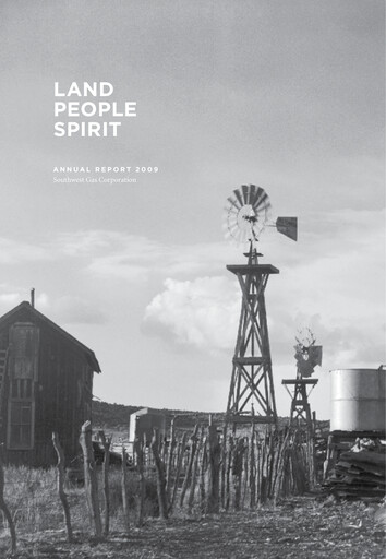 Thumbnail Southwest Gas
 Annual Report 2009