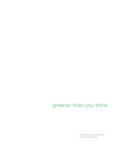 Thumbnail Southwest Gas
 Annual Report 2010