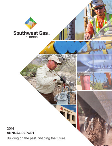 Thumbnail Southwest Gas
 Annual Report 2016