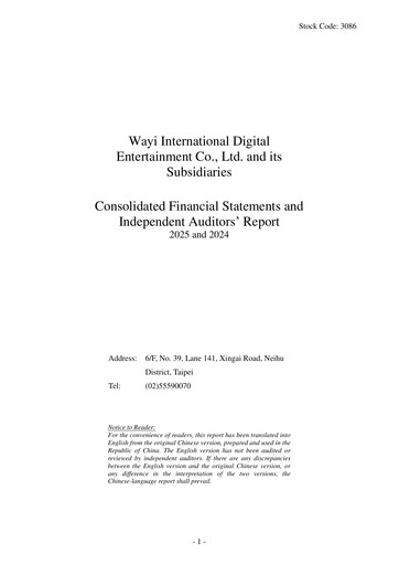 Miniature Wayi International Digital Entertainment Bilan financier 2025