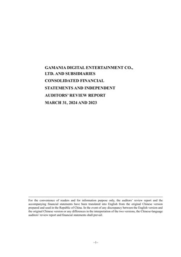 Thumbnail Gamania Digital Quarterly Report 2024-q1