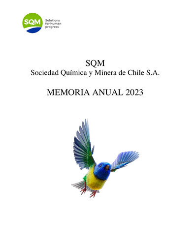 Thumbnail Sociedad Química y Minera Annual Report 2023