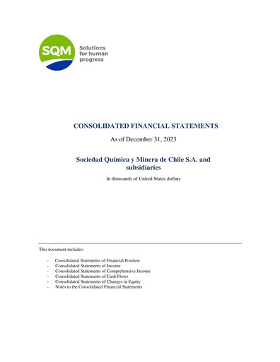 Thumbnail Sociedad Química y Minera Financial Statement 2023
