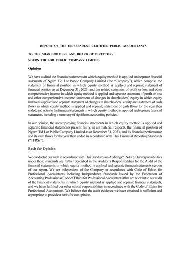 Vorschaubild Ngern Tid Lor Finanzmitteilung 2023