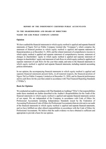 Vorschaubild Ngern Tid Lor Finanzmitteilung 2024