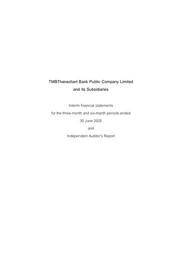 Vorschaubild TMBThanachart Bank (ttb)

 Halbjahresbericht 2025-h1