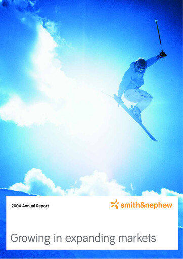 Thumbnail Smith & Nephew
 Annual Report 2004