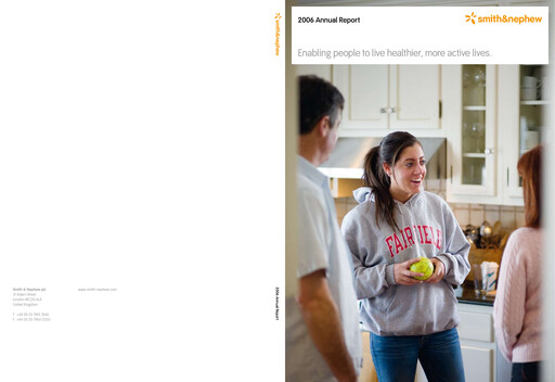 Thumbnail Smith & Nephew
 Annual Report 2006